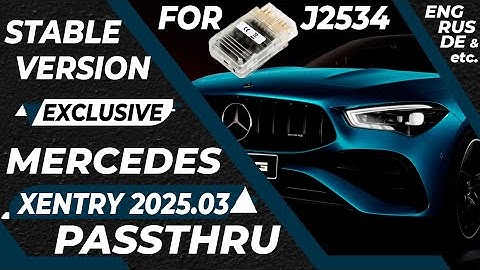 Installation Xentry PassThru 2025.03 XPT Latest & Most Stable Version for J2534 Openport Xentry 2025