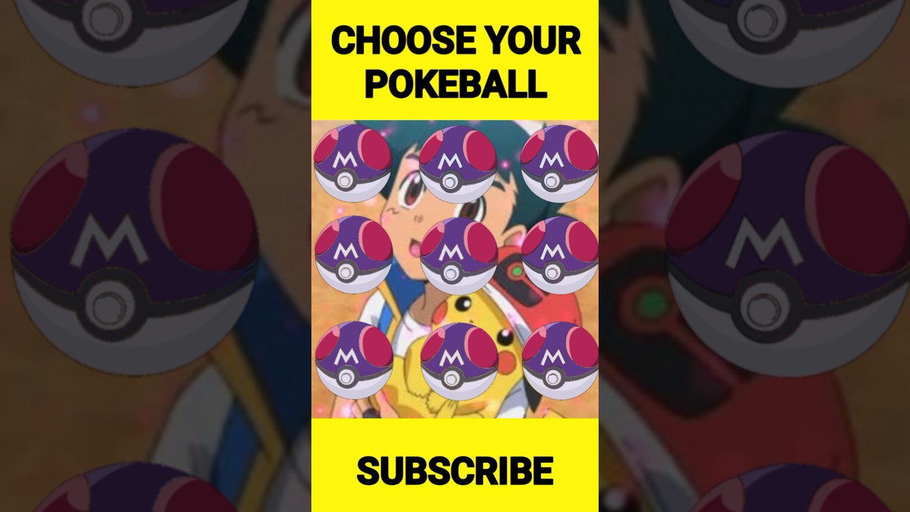 Choose your pokeball 🔥🔥|| Pick your pokeball 