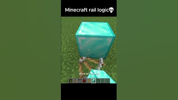 Minecraft rail logic💀 #shorts #minecraft