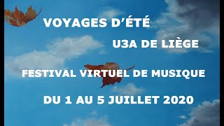 Festival Virtuel Voyages Dété 2020 U3A Liège Concert Duo Ravello