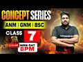 CLASS -7// CONCEPT SERIES//ANM,GNM, BSC.NURSING//BY SATYA SIR
