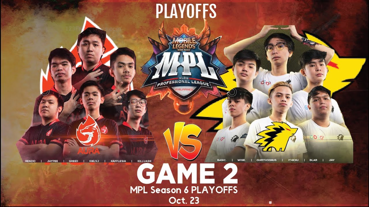 MPL-PH S6 PLAYOFFS DAY 2|AURA PH VS ONIC PH(GAME 2)|MLBB - YouTube