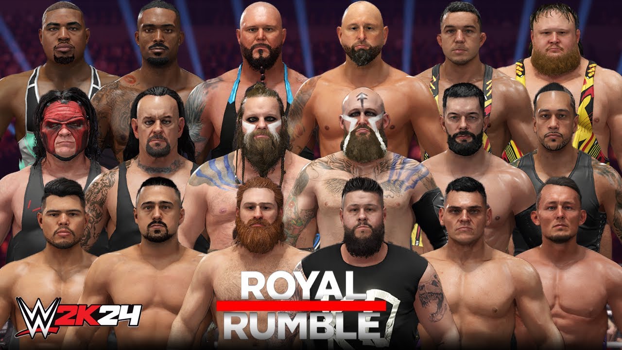 Royal Rumble Tag In WWE 2K24 30 Man Royal Rumble Tag Team Edition. - YouTube