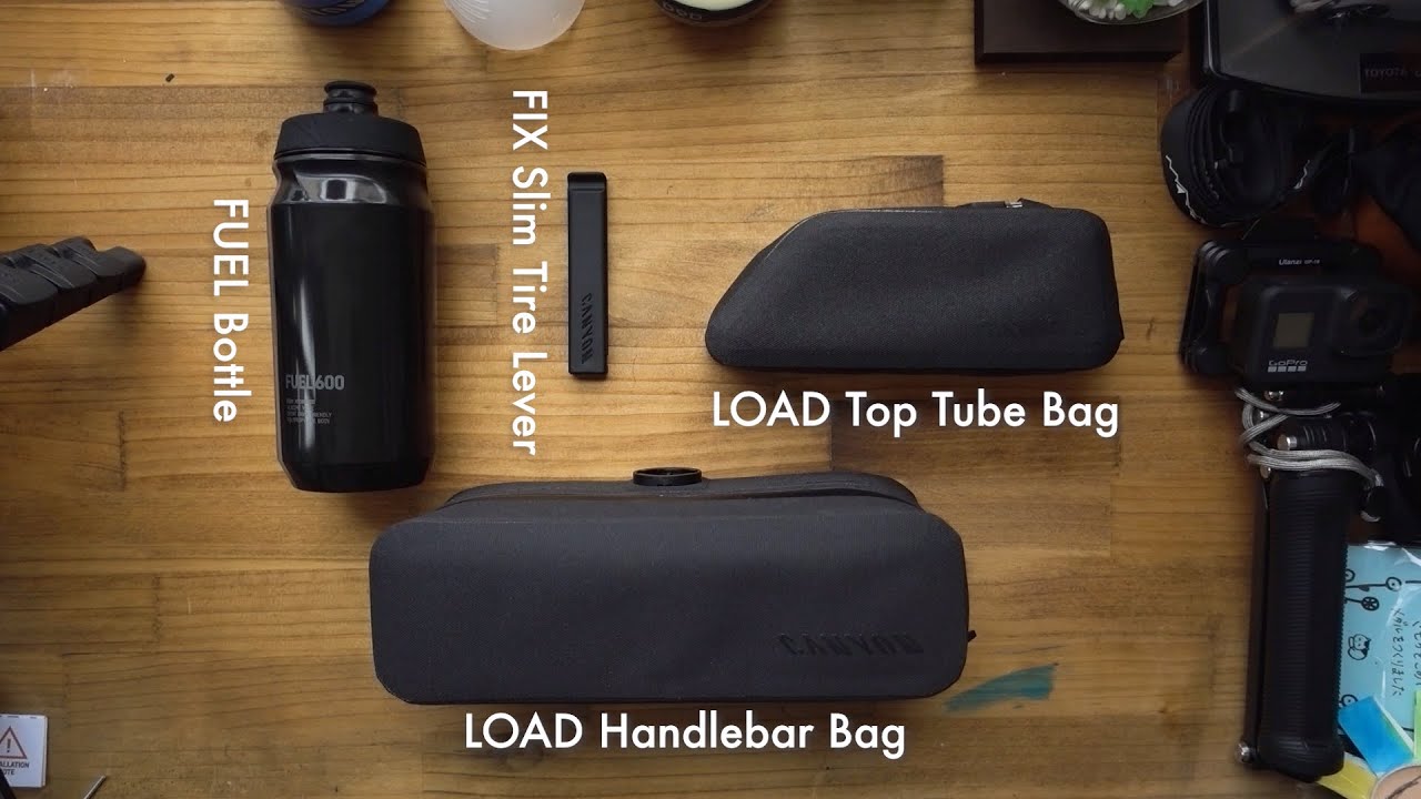 キャニオンでトップチューブバッグやハンドルバーバッグを買ったので詳しく紹介します！【CANYON LOAD Top Tube Bag