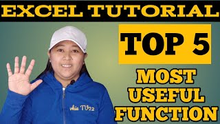 Top 5 Most Useful Function In Microsoft Office Excel 365
