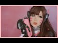 overwatch D.VA cosplay makeup tutorial