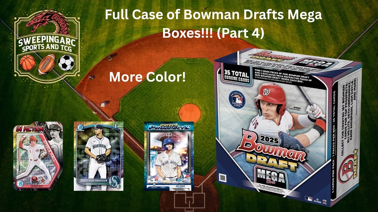 2025 Bowman Draft Mega Boxes Full Case (Part 4) - More Color!