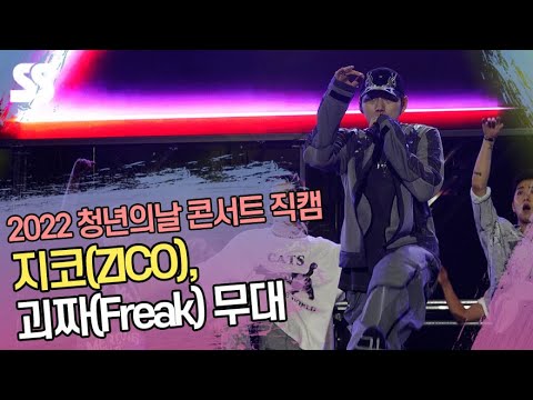 지코(ZICO), 괴짜(Freak) 무대 &amp;#39;제대로 타오른 분위기&amp;#39;(2022 제6회 <strong>청년의날</strong> 콘서트)