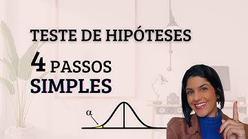 COMO FAZER TESTE DE HIPÓTESES EM 4 PASSOS | Com exemplo prático | Região Crítica