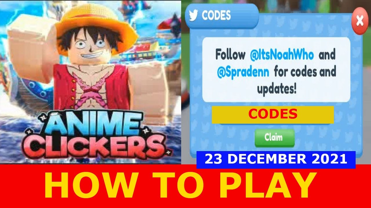 Anime Clickers Simulator Codes - Roblox