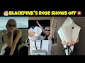 Rose blackpink shows off birt.ay gifts from famous brands