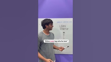Startup lessons 101 - What is a lean startup