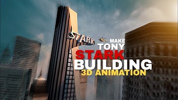 MAKE Tony Stark Building 3D animation /prisma3D/Kinemaster