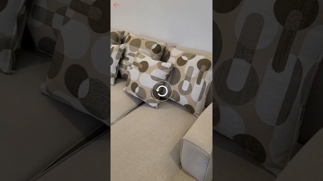 Sofa L santai selonjoran gaya scandinavian minimalis