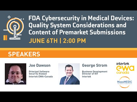 FDA Cybersecurity in Medical Devices