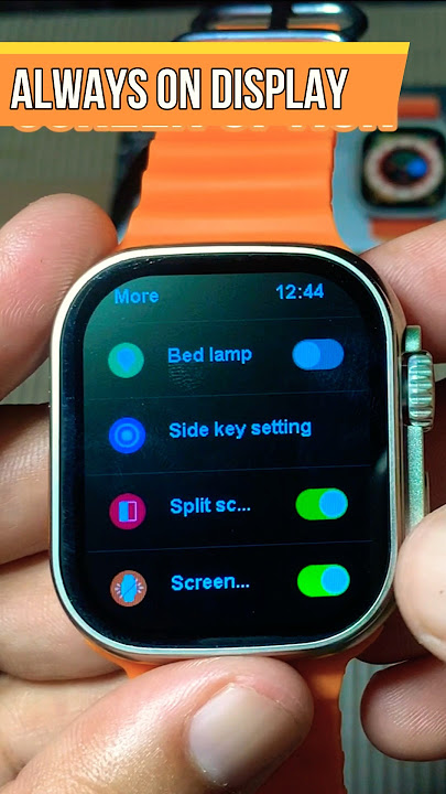 T800 ultra smart watch always on display / how to set always on display in t800 ultra #t800ultra