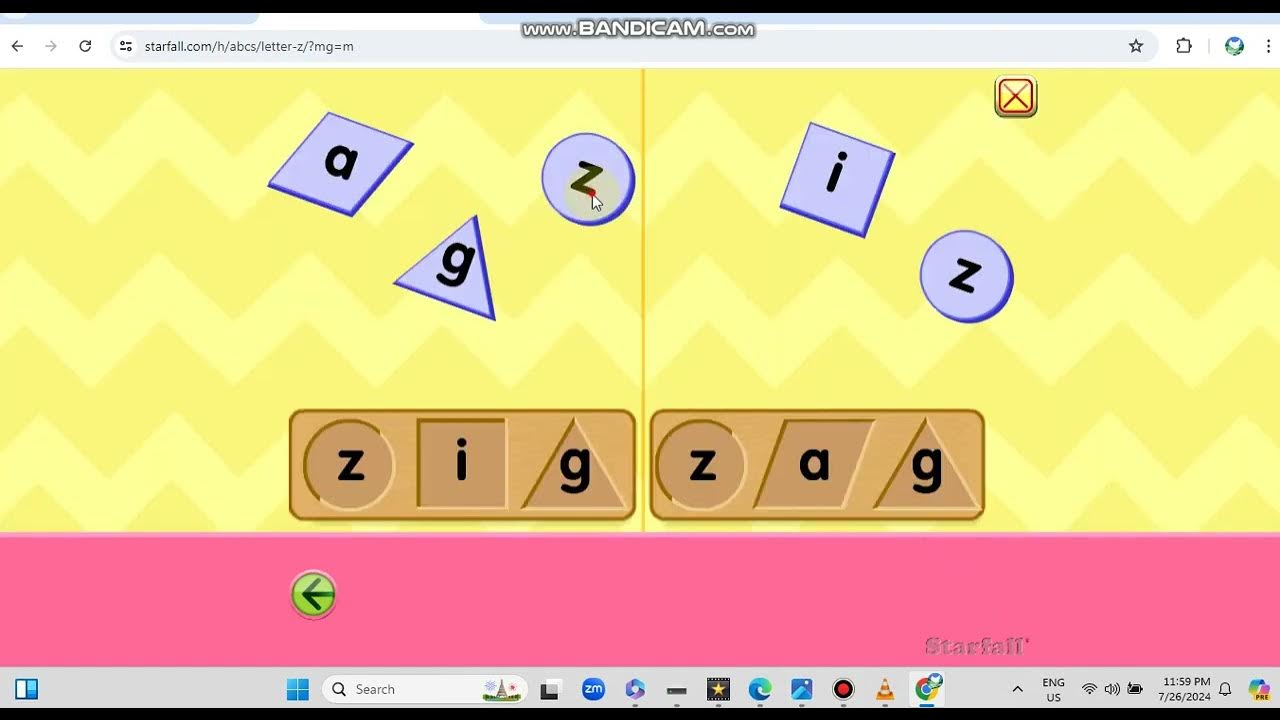 Starfall Letter Z YouTube
