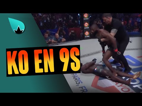PFL Paris - Cédric Doumbé par KO en 9 secondes sur Jordan Zebo !!