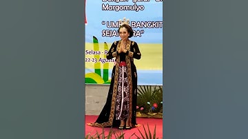 Juara 2 Lomba Fashion Show Pakaian Adat Jawa Kalurahan Margomulyo Seyegan #fashionshow  #shorts