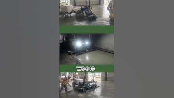 WS-940 concrete laser screed construction site #laserscreed #levelconcrete #concrete