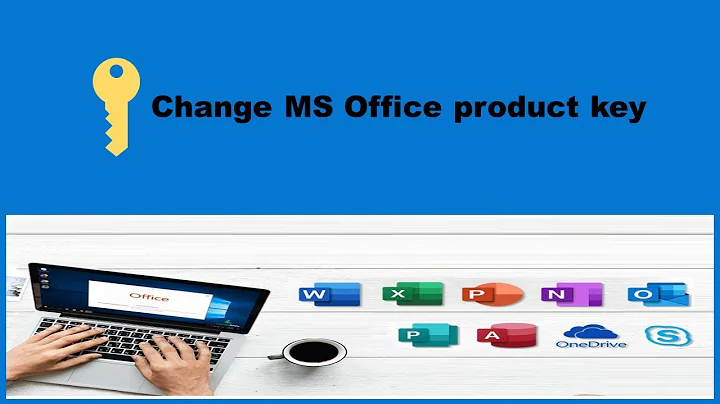 How to change MS office office license key