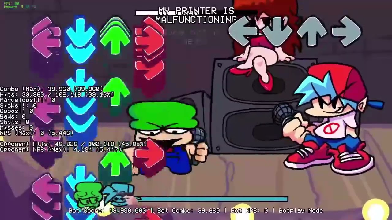 Friday Night Funkin' - Bambi Fansongs be like: Malfunctioning Printer (ALL EPISODES)