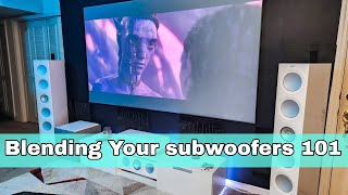 How To Blend Your Subwoofers To Your Speakers