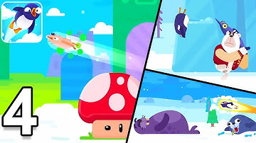 Bouncemasters Penguin Game Gameplay Walkthrough Part 4: Swordfish, New High Score, New Island