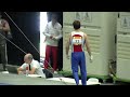 EYOF2013 GYMNASTICS (B) SILVER VALENTIN STARIKOV (RUS) HIGH BAR