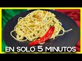 ESPAGUETIS AJO 🧄 ACEITE y GUINDILLA 🌶(spaguetti aglio e olio) 🍝