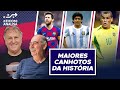 Quem são os melhores canhotos para ZICO e RIVELLINO? Messi, Maradona, Rivaldo,  Alex, Gerson, Salah