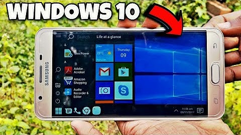 Make Your Any Android to Exactly WINDOWS 10 || Without Root