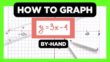 How to graph a line y = 3x - 4