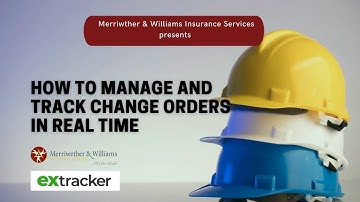 MWIS: How to Manage & Track Change Orders
