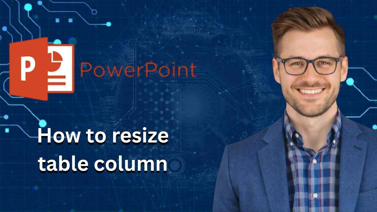 How to resize table column microsoft powerpoint (Latest Update) - YouTube
