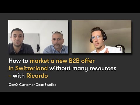 How to market a new B2B offer in Switzerland without many resources: Ricardo.ch