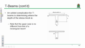 CE 413 Lecture 16:  T-Beam Analysis, Rectangular T-Beams (2020.02.19)