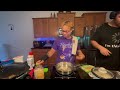Gluten free chicken quesadillas tutorial my homemade chees sauce recipe dinner mukbang