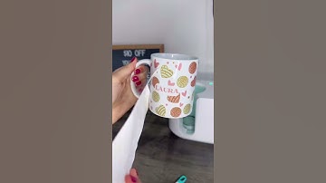 DIY mugs with craft paper #mugpress #sublimationprinting #customized #giftsforfriends #personalized