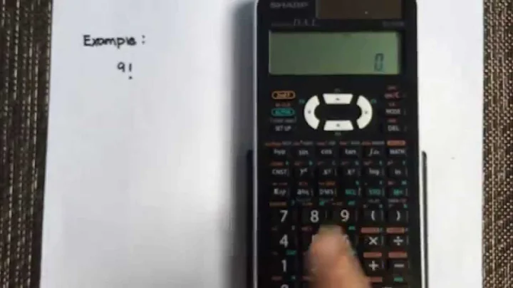 Calculating factorials using your Sharp EL-520X calculator
