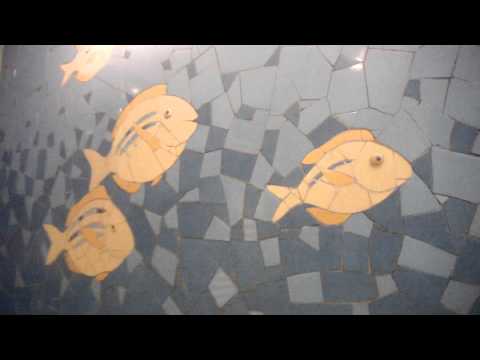 Vidéo: Panneau De Mosaïque En PVC: Options De Feuille De Plastique Décorative Dans La Salle De Bain, Panneau Mural En Mosaïque Perle Et Bleue