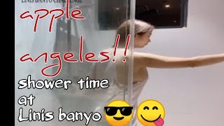 Apple Angeles Shower Time And Linis Banyo