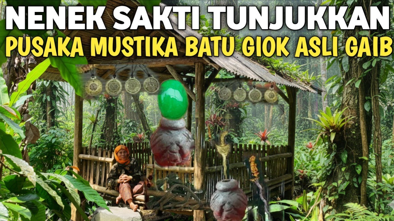 Merinding !! Mbah Siram Nenek Sakti Tunjukkan Pusaka Mustika Batu Giok Asli Gaib