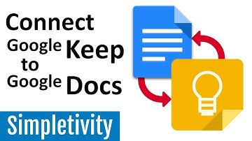 Google Keep and Google Docs Together! (How to Connect Notes)