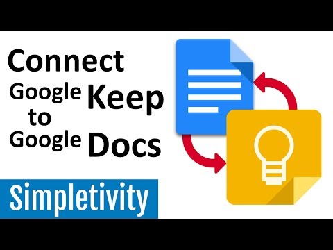 ვიდეო: როგორ დავამატო Google Keep Google Docs-ში?