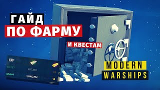 Видео: MODERN WARSHIPS | ГАЙД ПО ФАРМУ и квестам