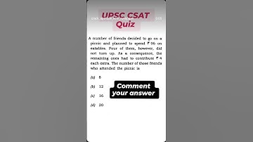 UPSC CSAT Quiz | Mr.Ayyappan sir #ias #education #upsc #ips