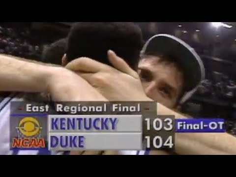 Christian Laettner's shot sinks Kentucky in 1992 Elite Eight