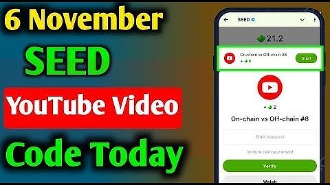 SEED Verify Code  On chain vs Off chain #8  SEED