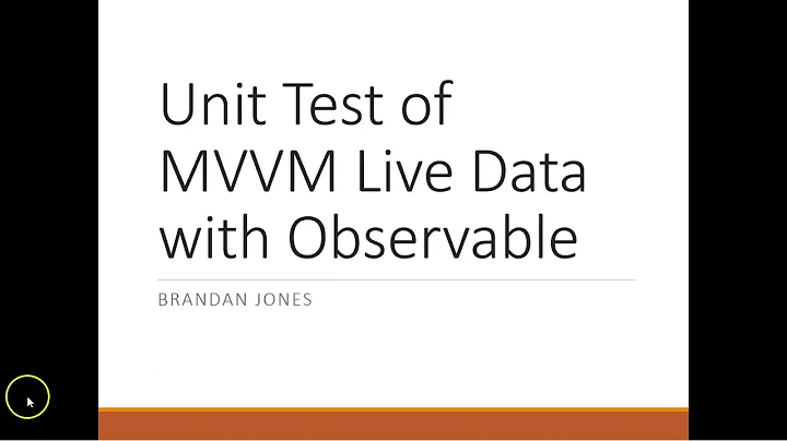 Create ViewModel with LiveData to make TDD Unit Test Pass